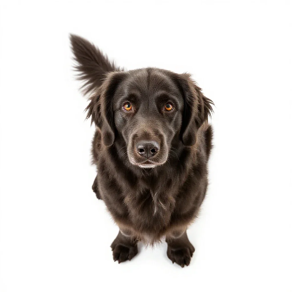 Setter isolated on a white background