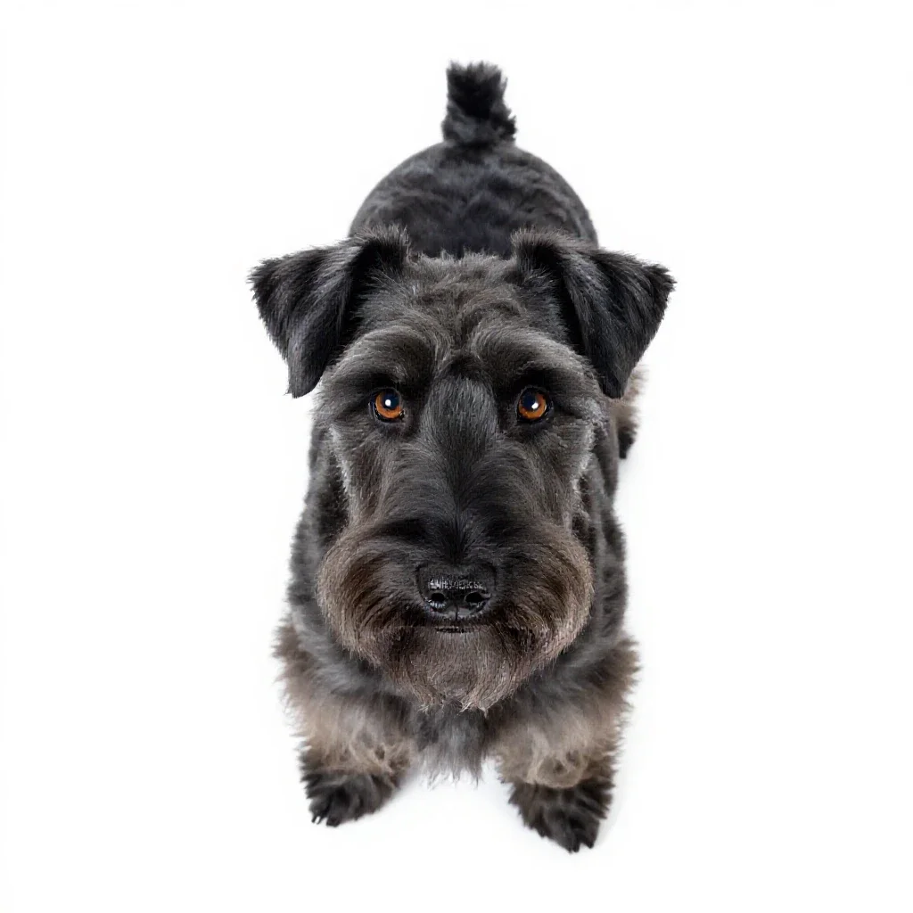 Silky terrier isolated on a white background
