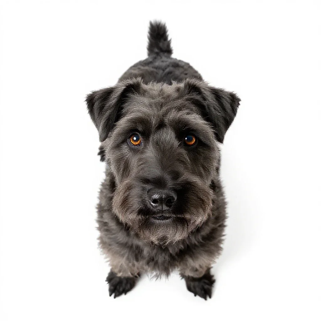 Soft-coated wheaten terrier isolated on a white background