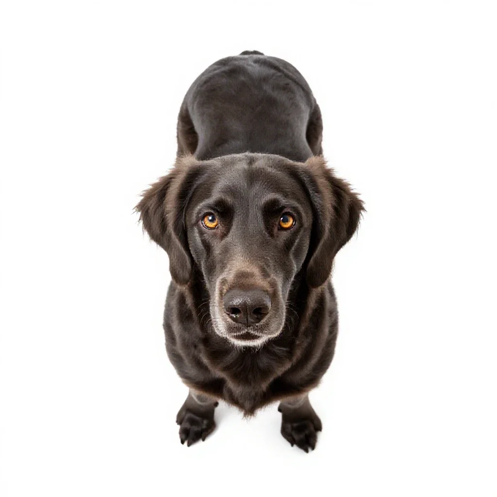 Spaniel isolated on a white background