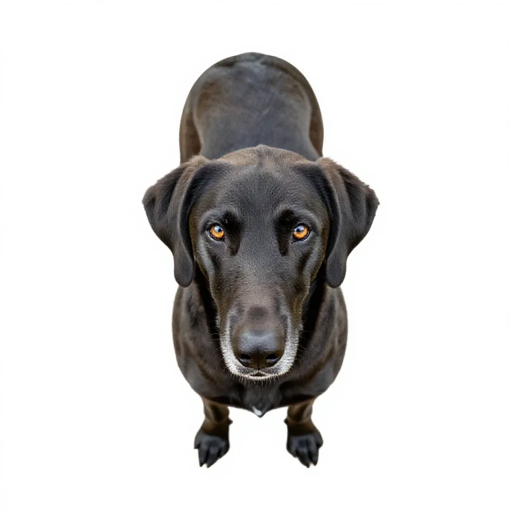 Staghound isolated on a white background