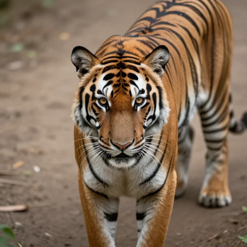 Tiger isolated on a white background