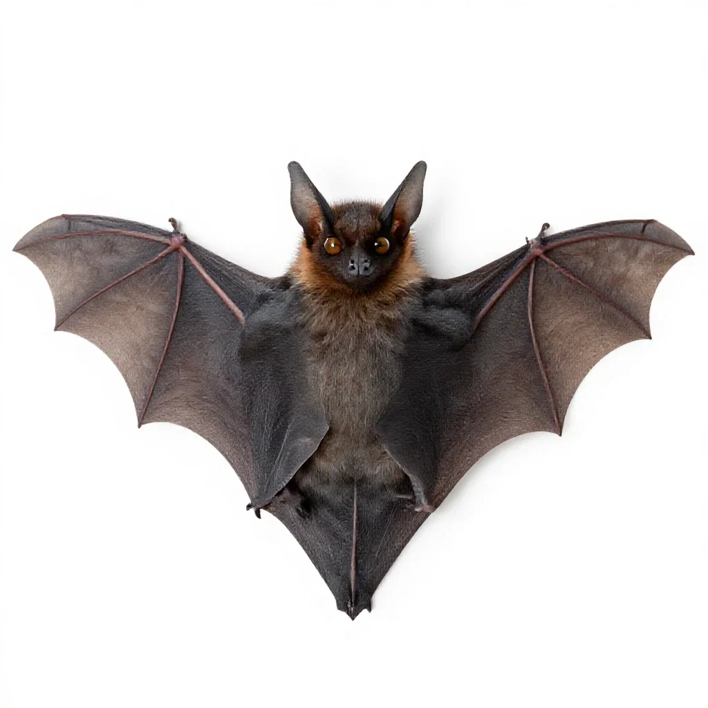 Vampire bat isolated on a white background