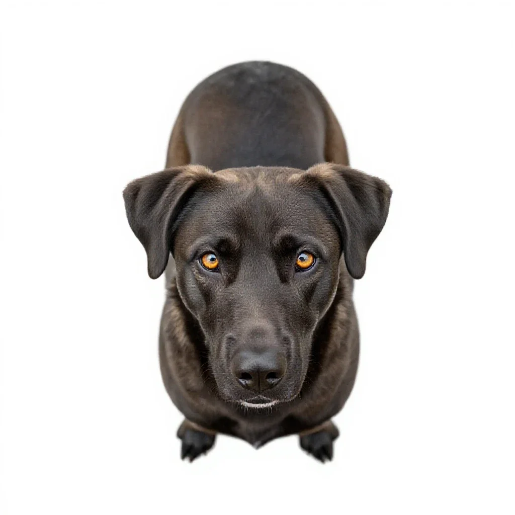 Watchdog isolated on a white background