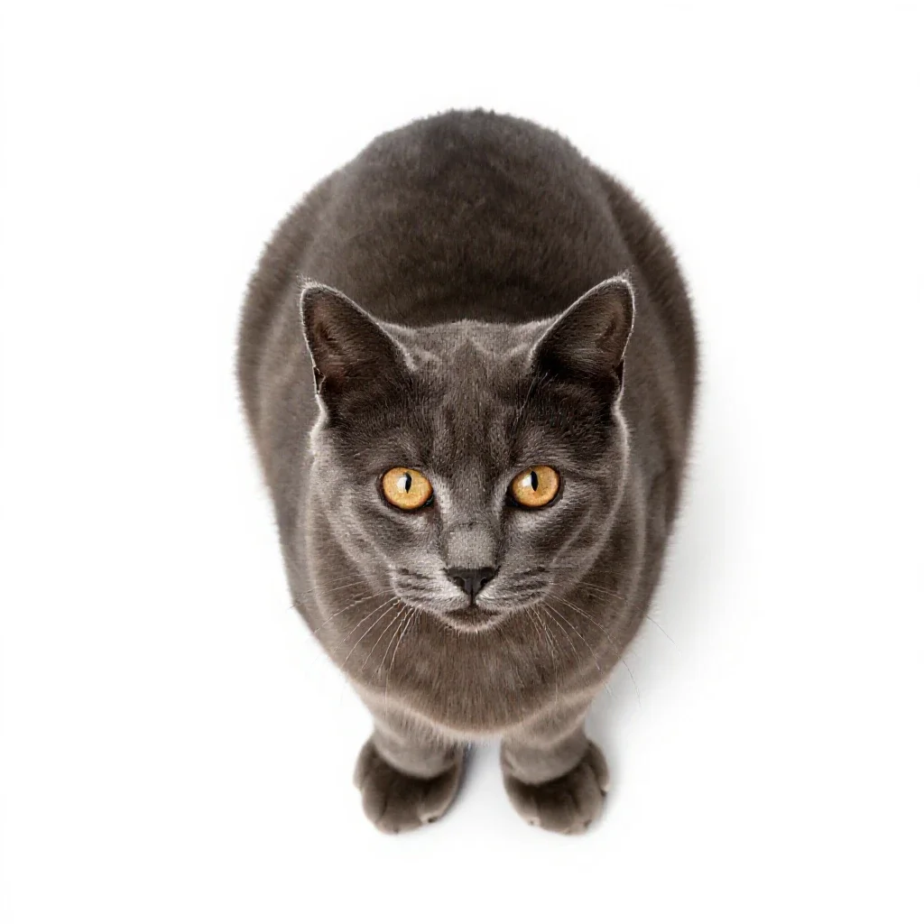 Wildcat isolated on a white background