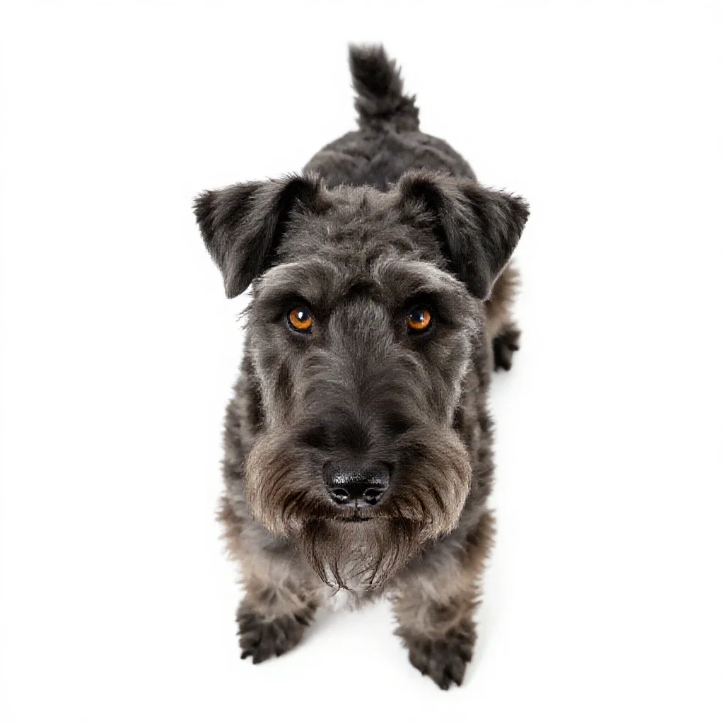 Wire-haired fox terrier isolated on a white background