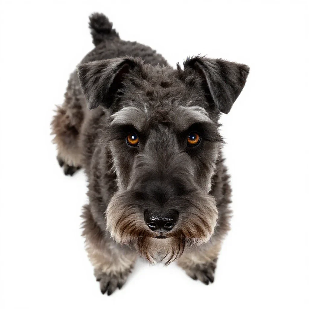 Wirehair isolated on a white background