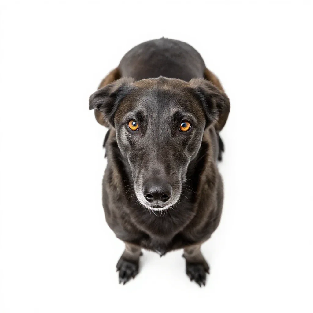Otterhound isolated on a white background