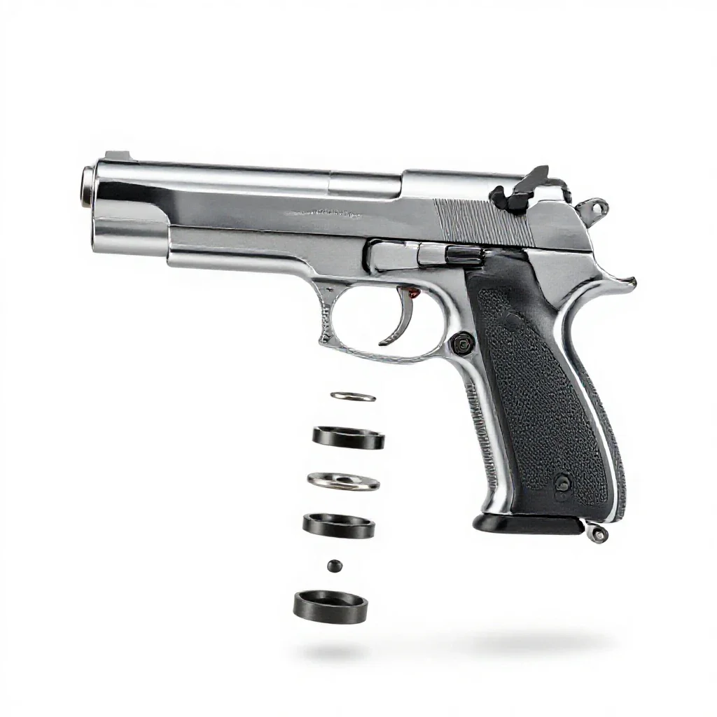 Burp gun isolated on a white background