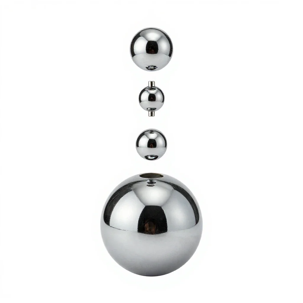 Cannonball isolated on a white background