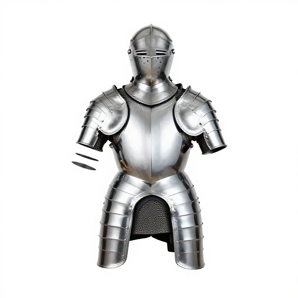 Cuirass isolated on a white background