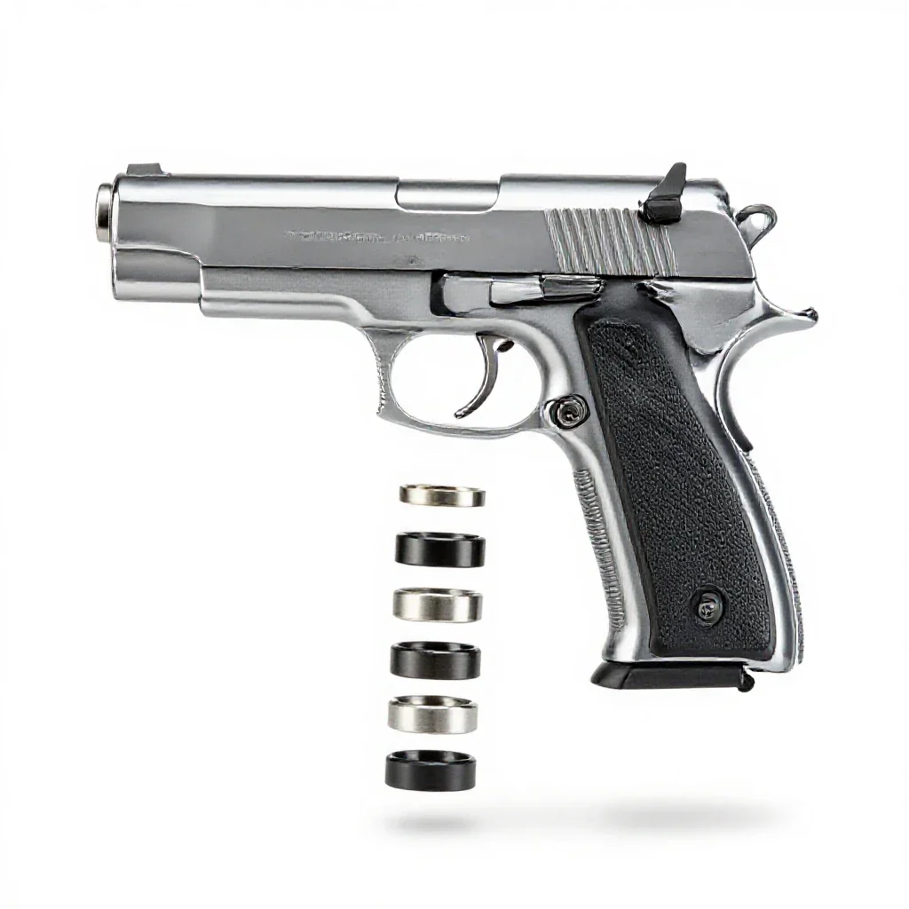 Forty-five isolated on a white background