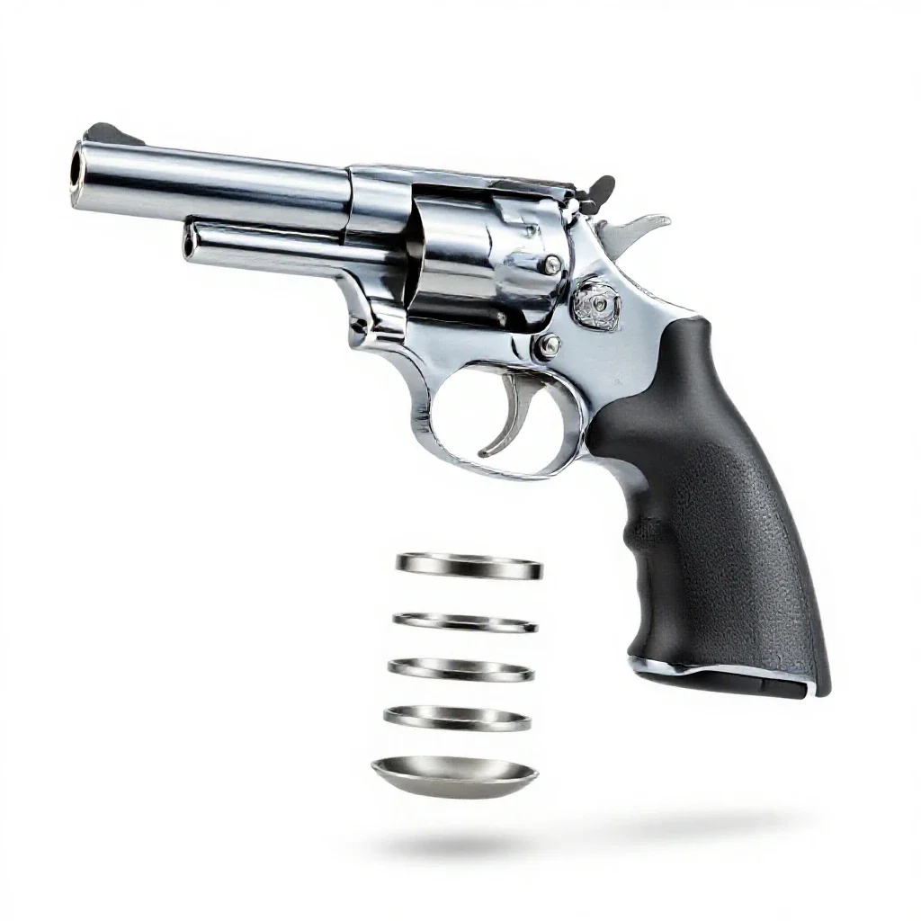 Horse pistol isolated on a white background