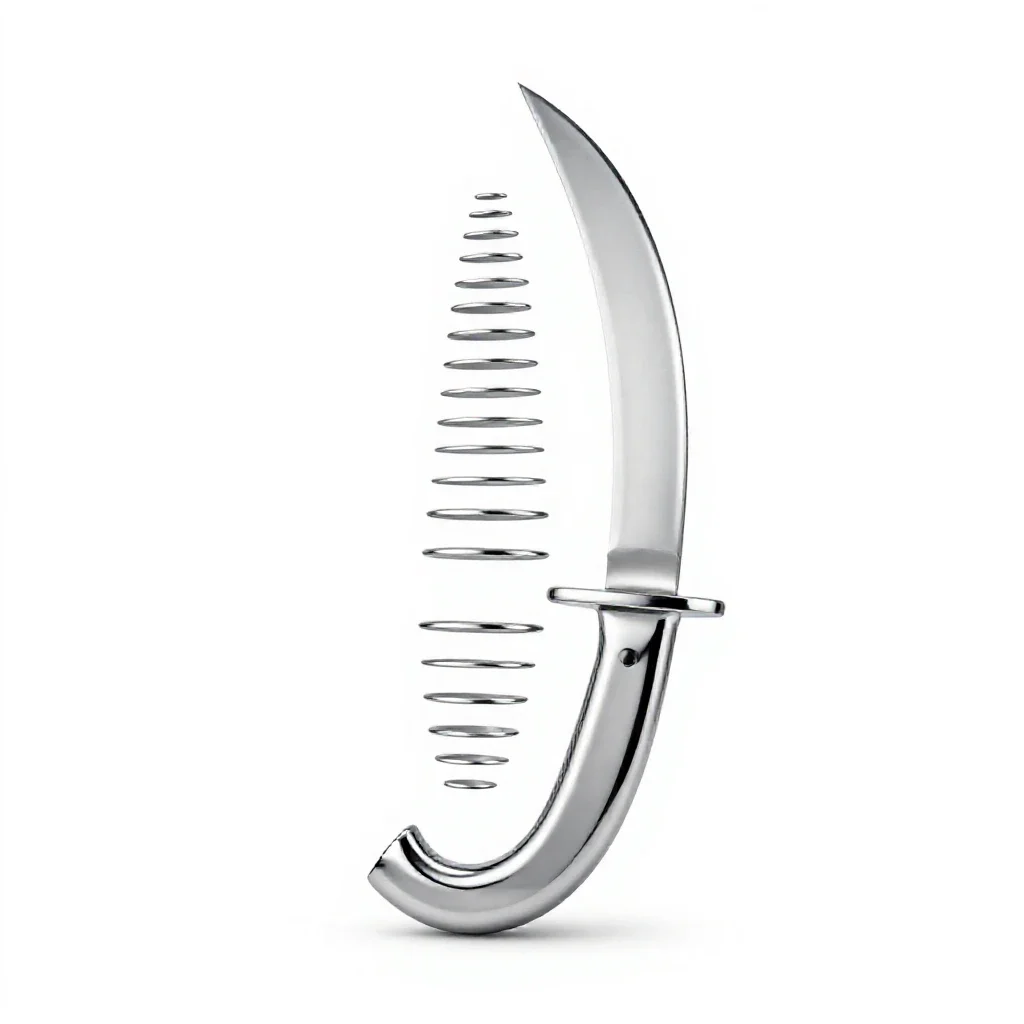 Khukuri isolated on a white background