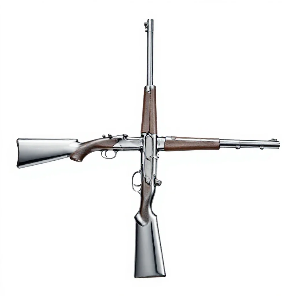 Matchlock isolated on a white background