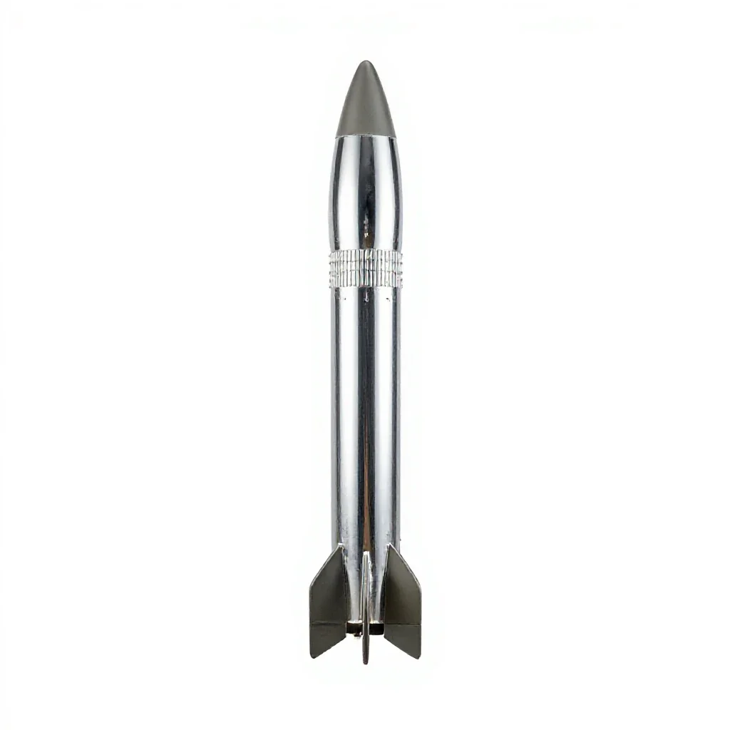 Missile isolated on a white background