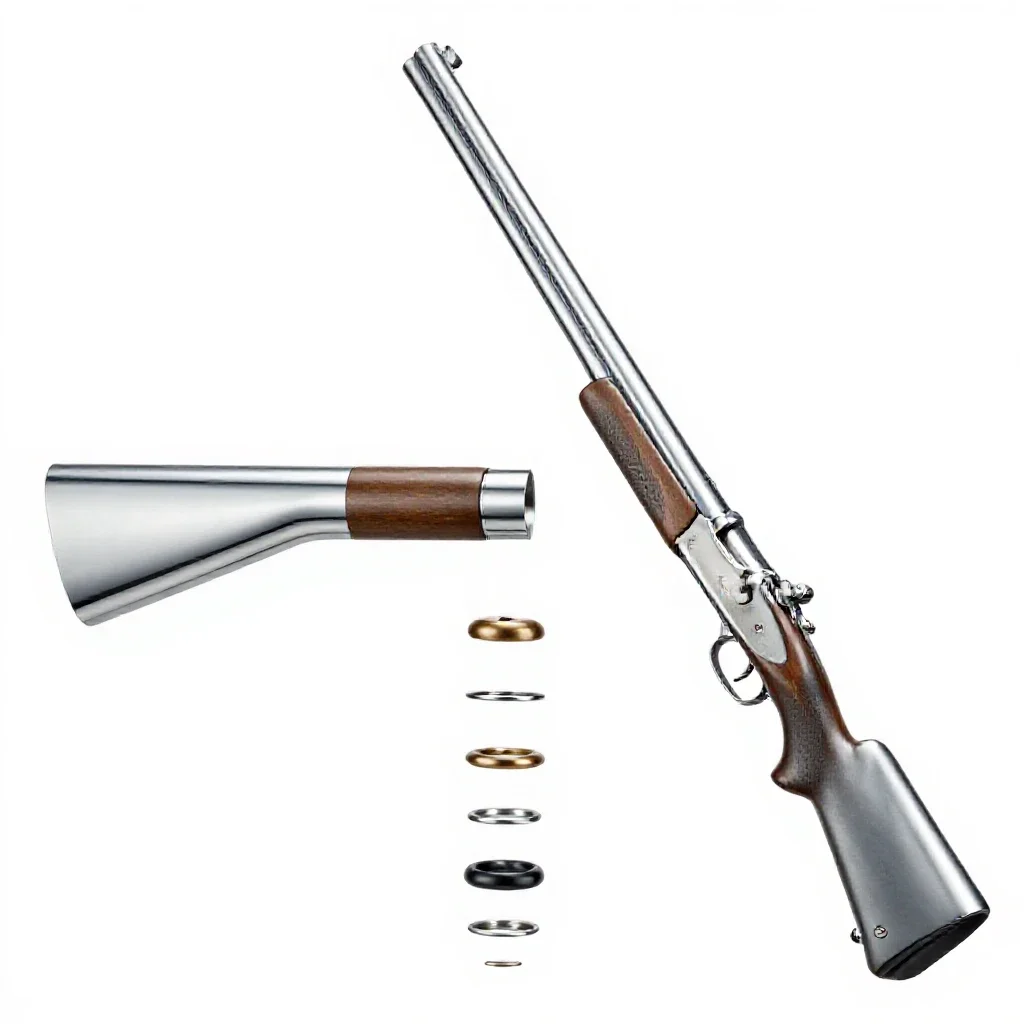 Musket isolated on a white background