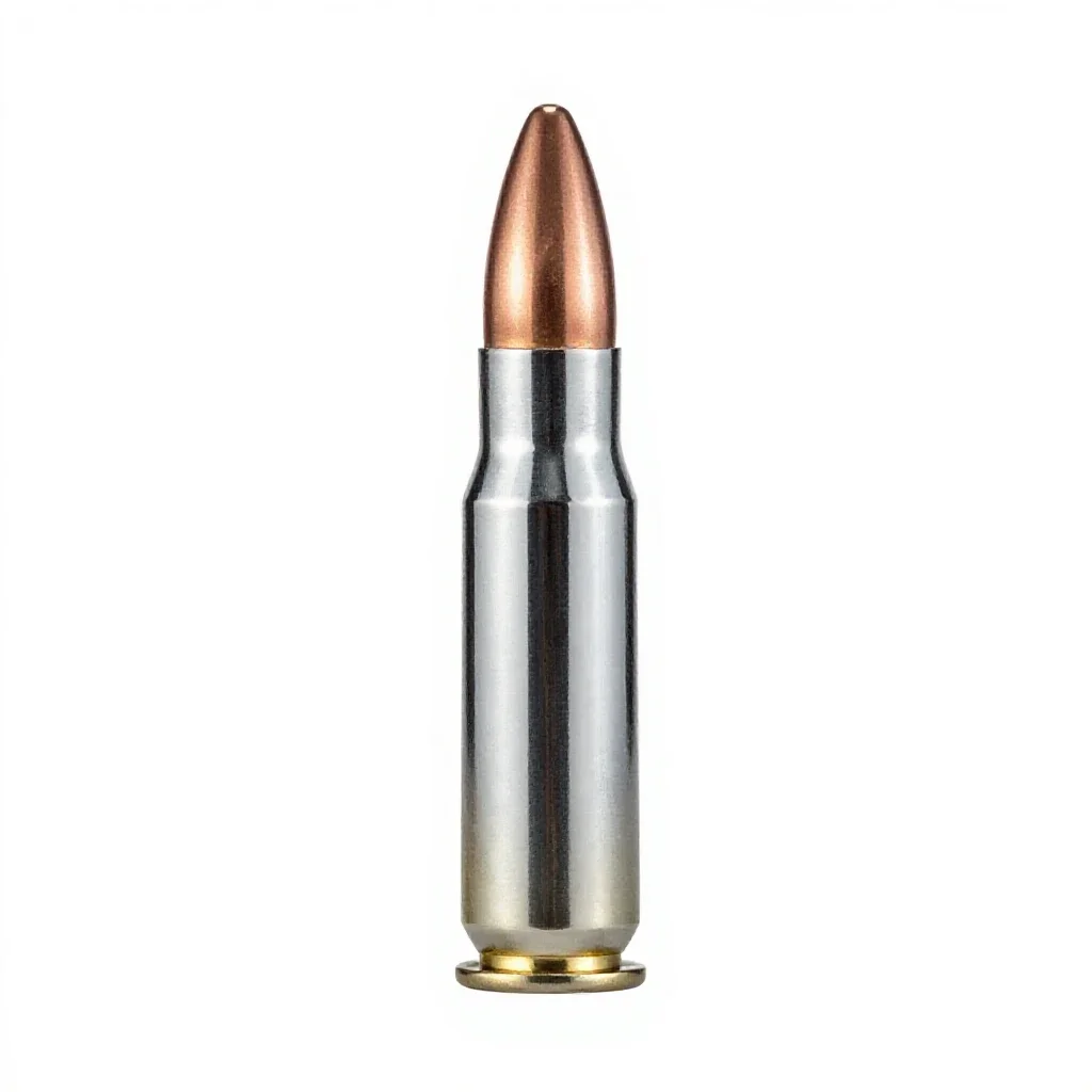 Rifle ball isolated on a white background