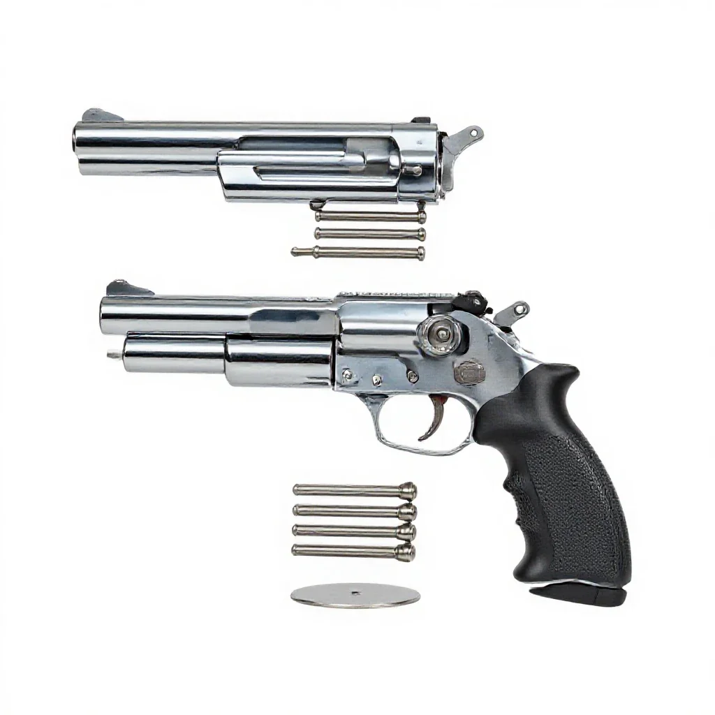 Riot gun isolated on a white background