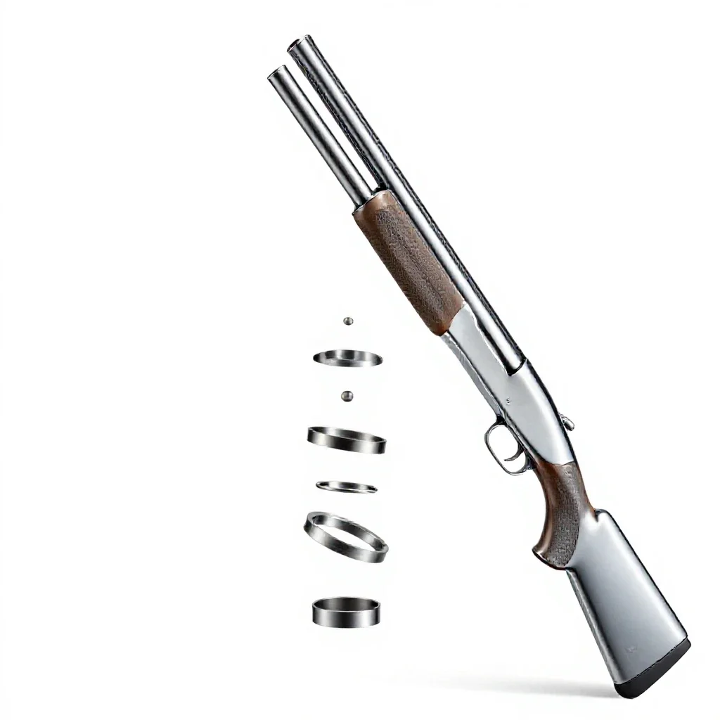 Shotgun isolated on a white background