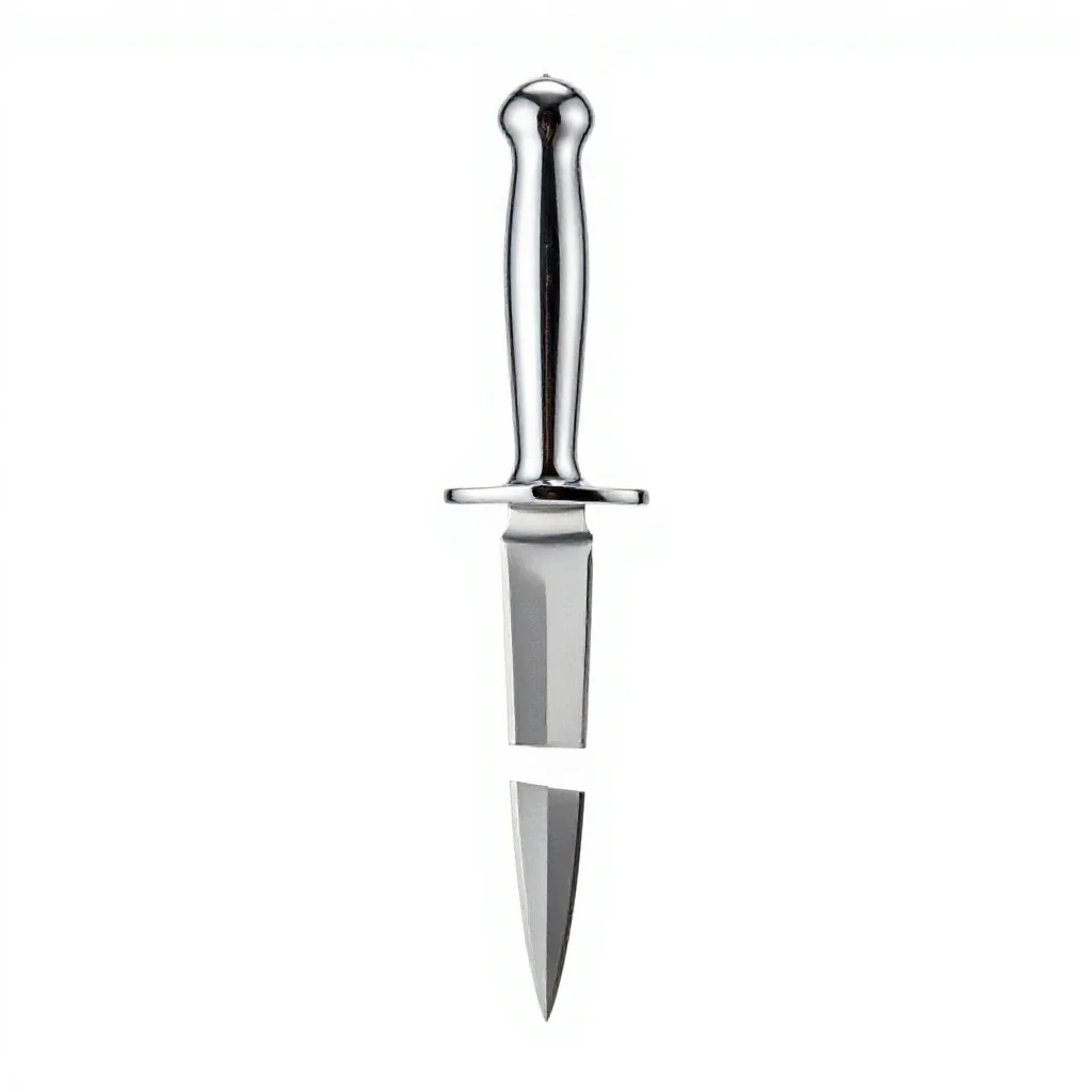 Stiletto isolated on a white background