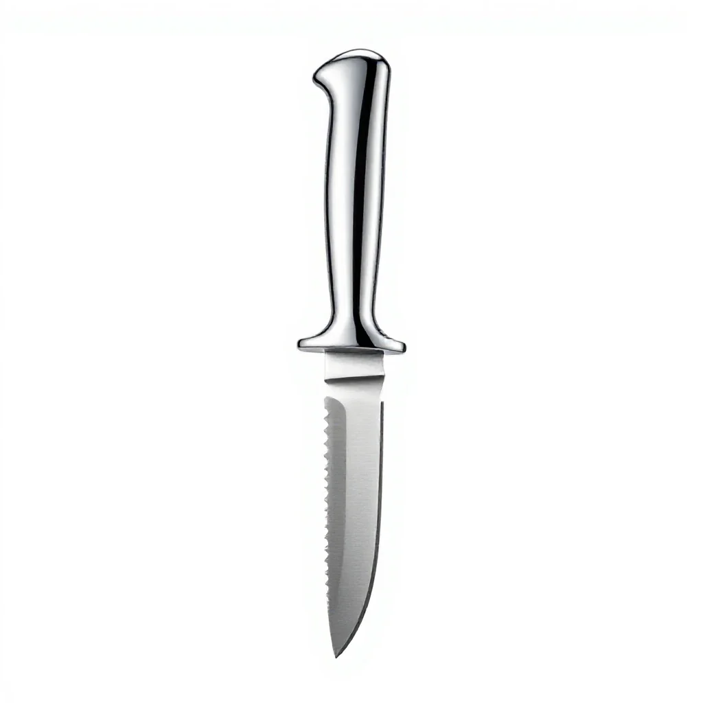 Trench knife isolated on a white background
