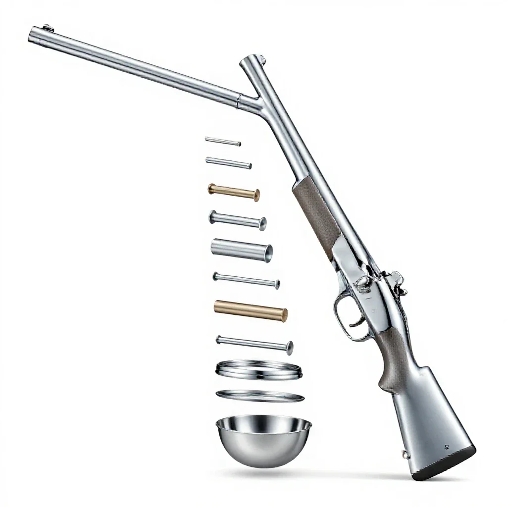 Arquebus isolated on a white background