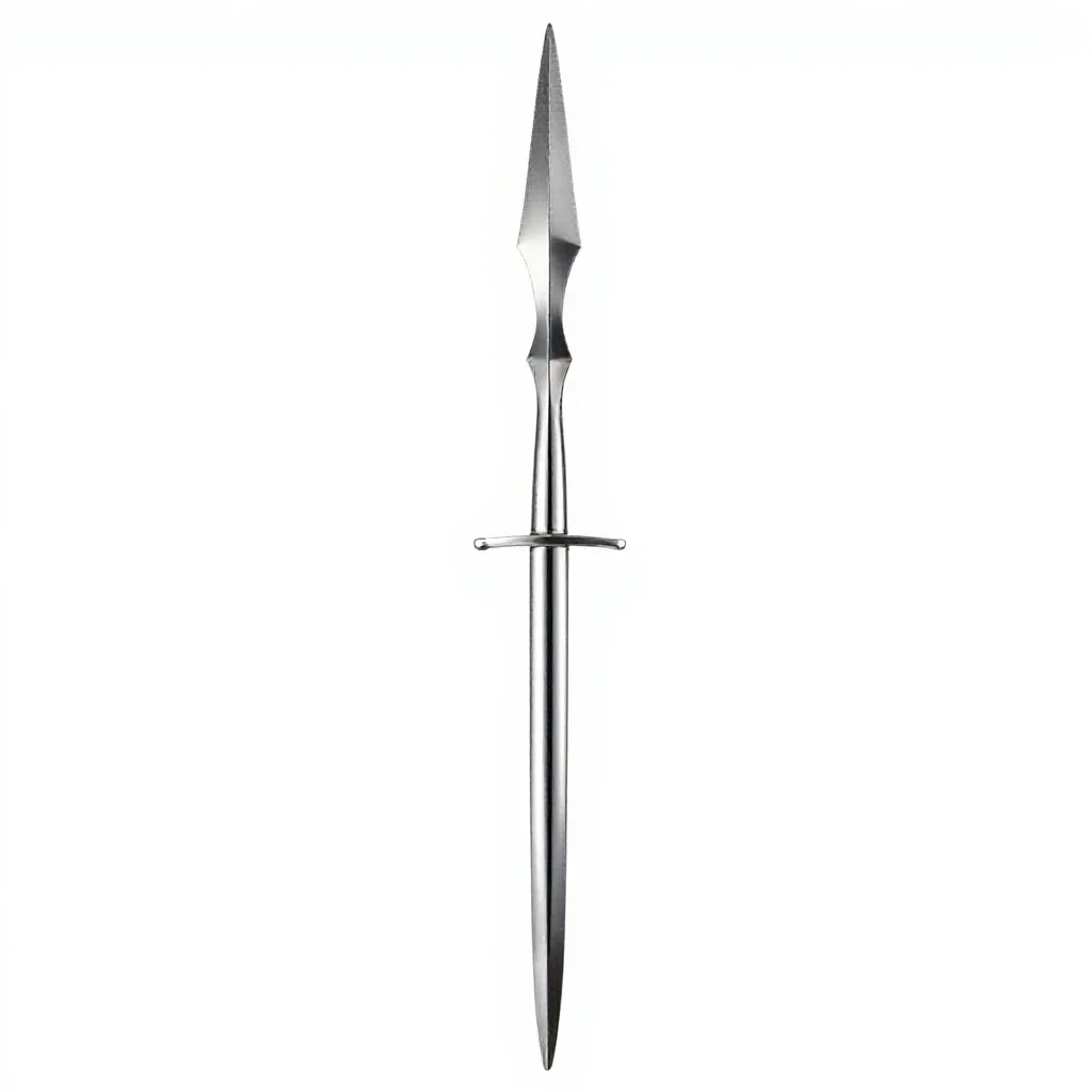 Assegai isolated on a white background