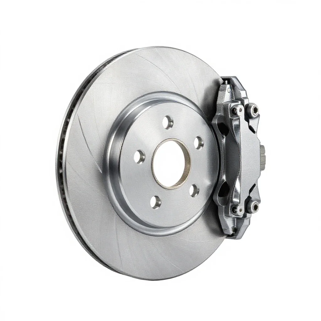 Disk brake isolated on a white background