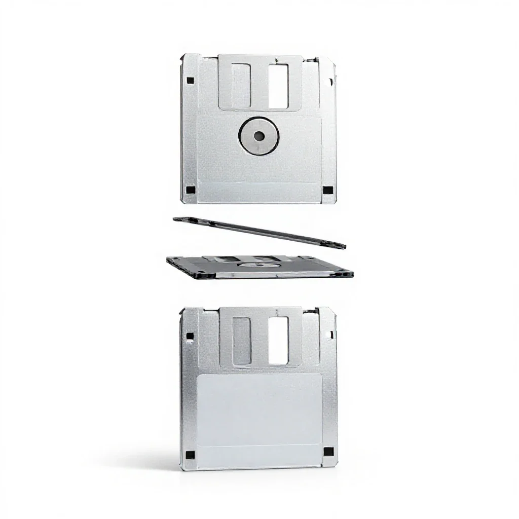 Diskette isolated on a white background