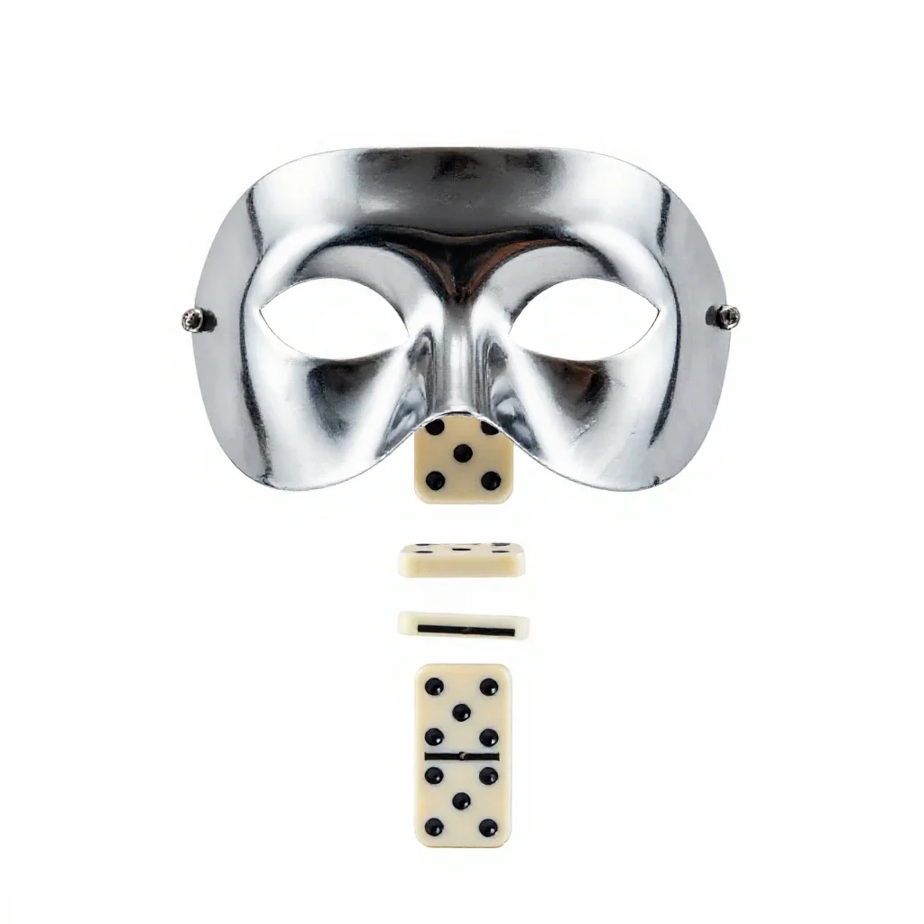 Domino isolated on a white background