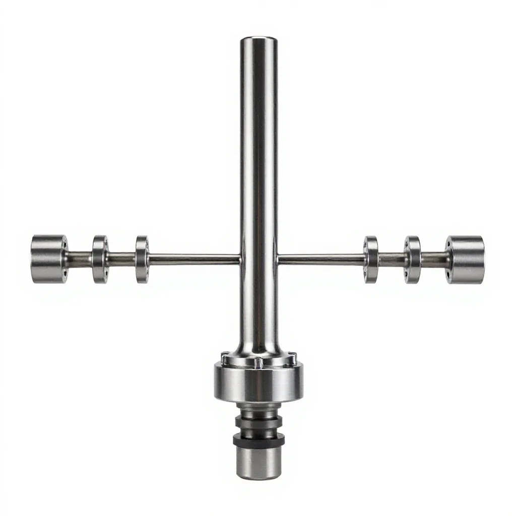 Driveshaft isolated on a white background