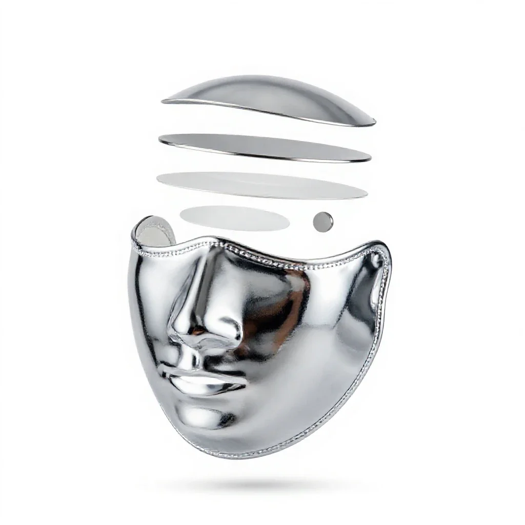 Face mask isolated on a white background