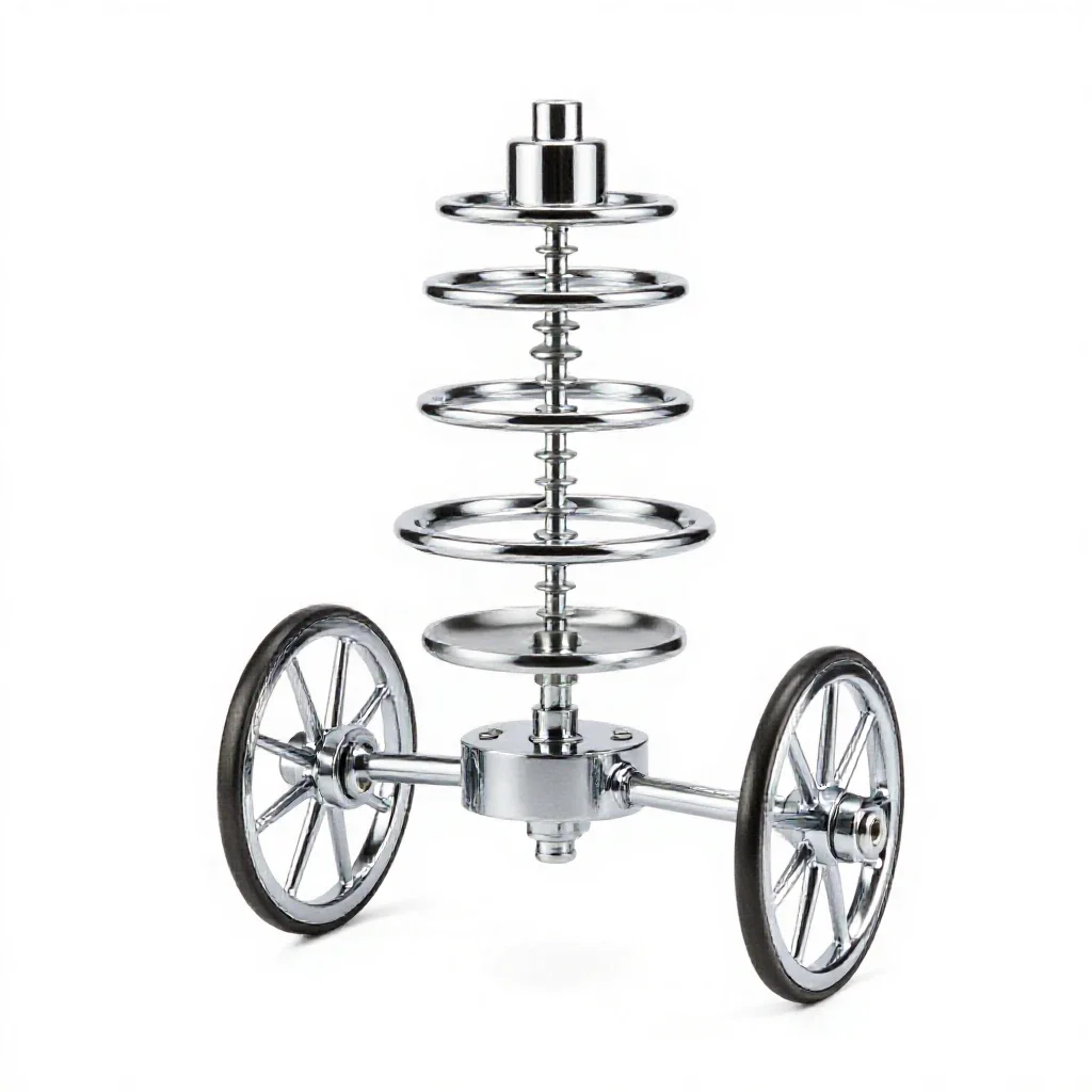 Fifth wheel isolated on a white background