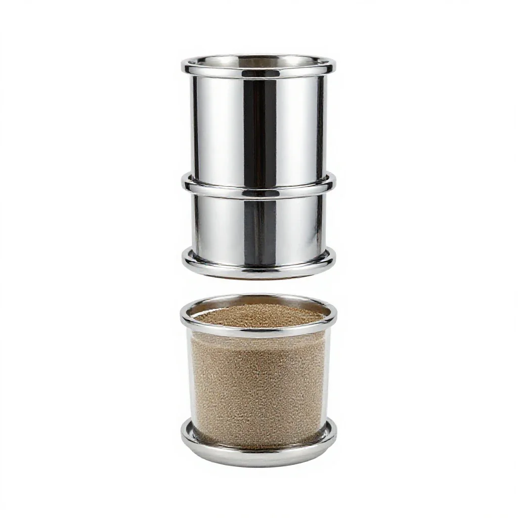 Filter bed isolated on a white background