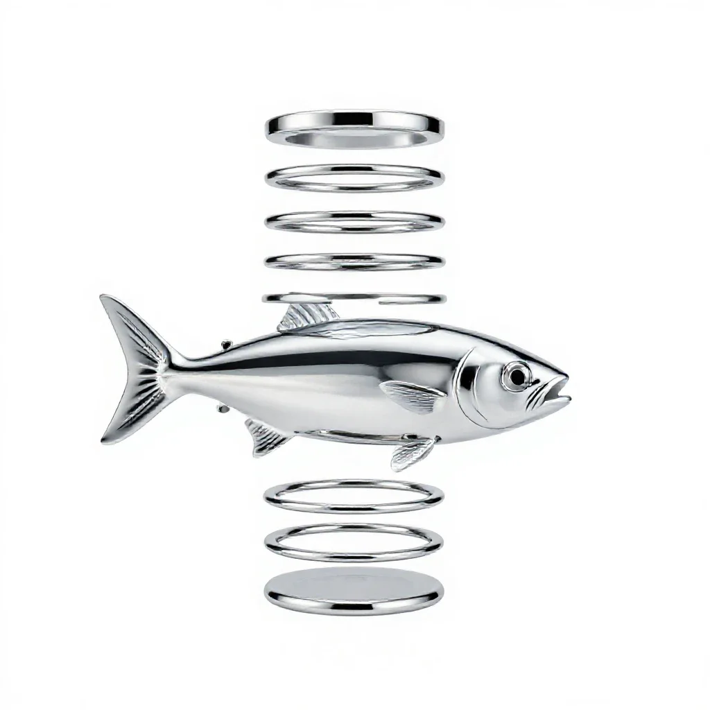 Fin isolated on a white background