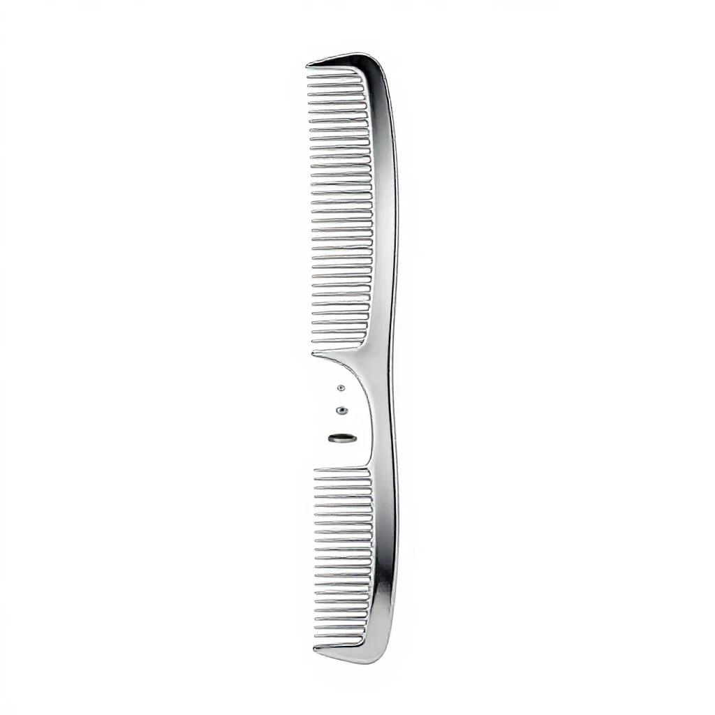 Fine-tooth comb isolated on a white background