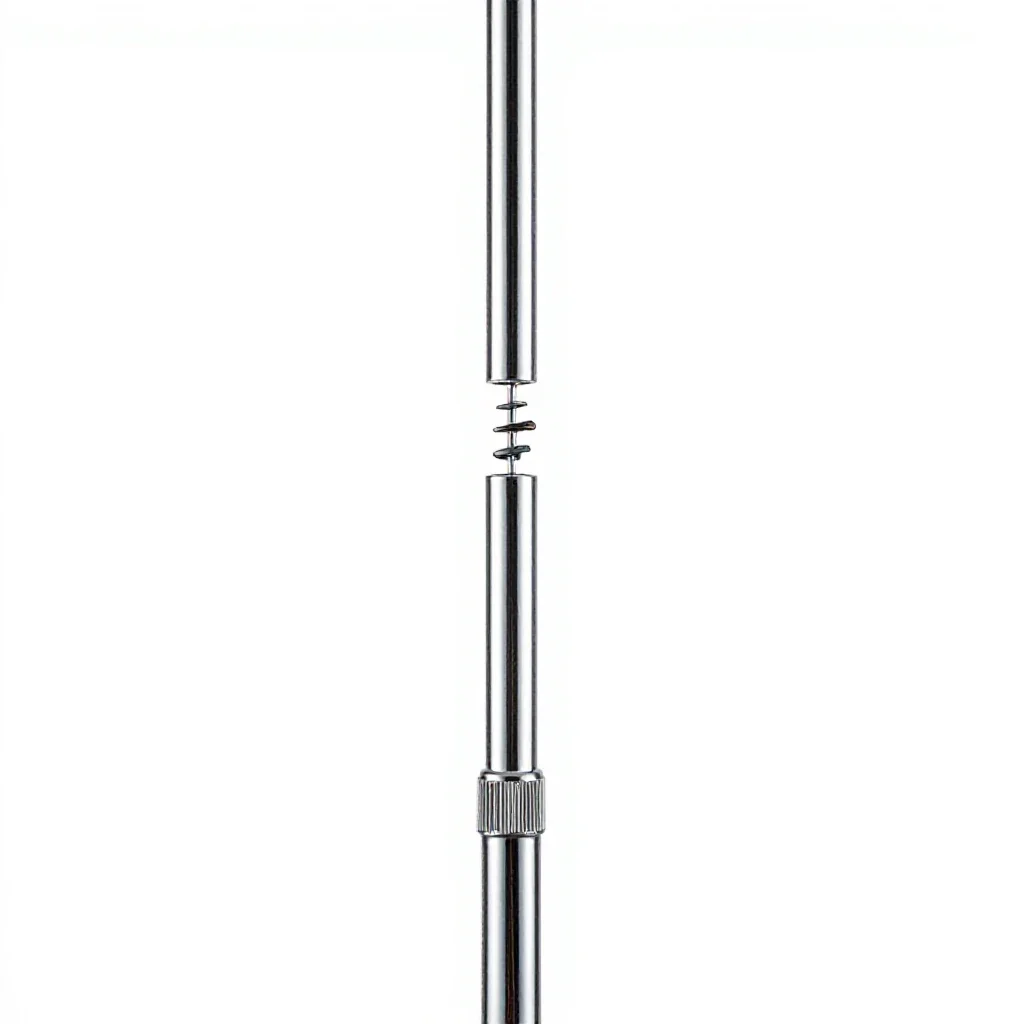 Fly rod isolated on a white background