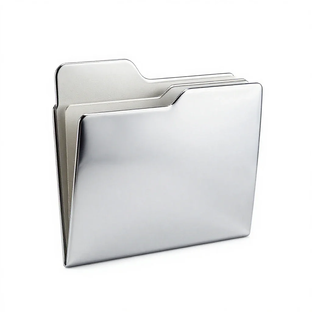 Folder isolated on a white background