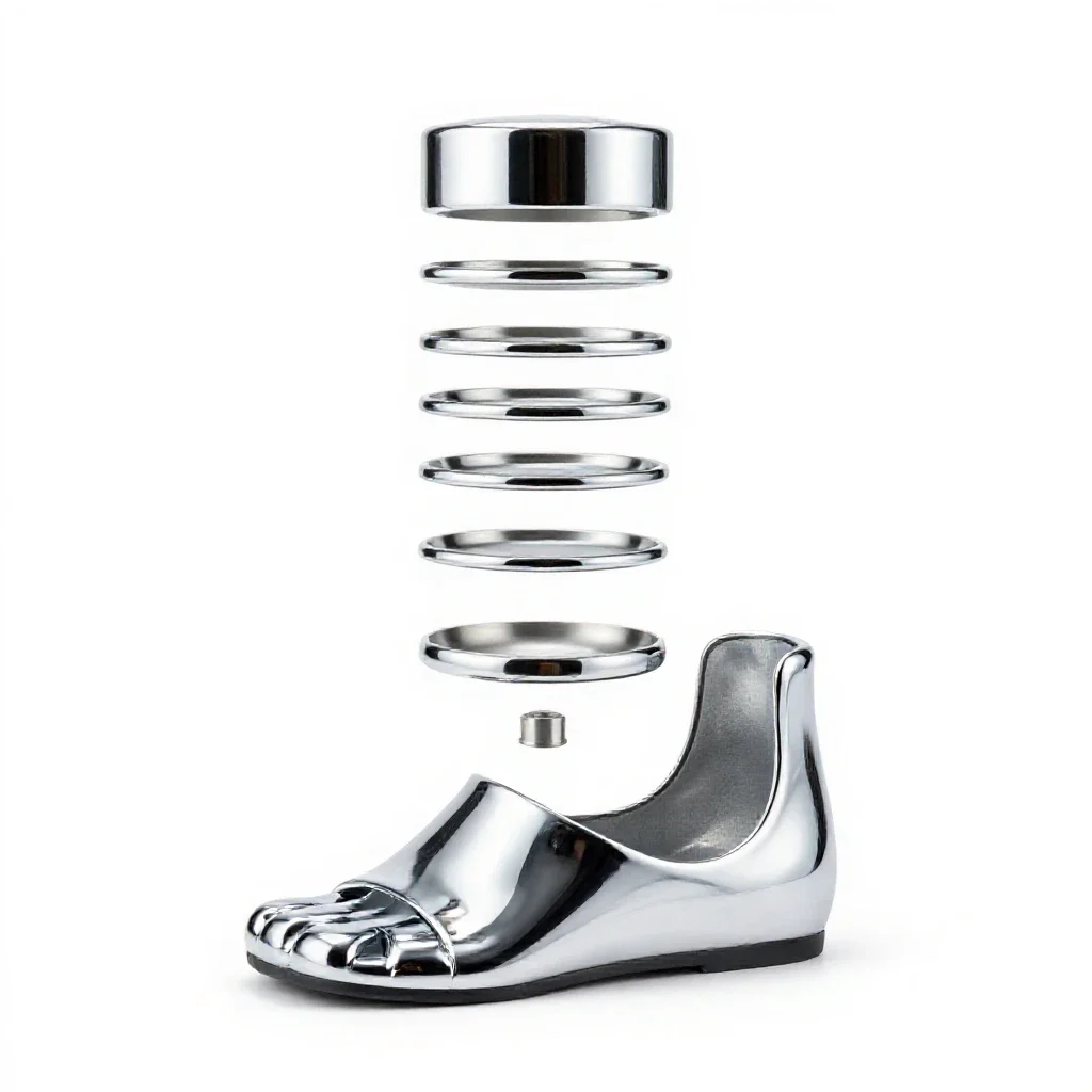 Foot isolated on a white background