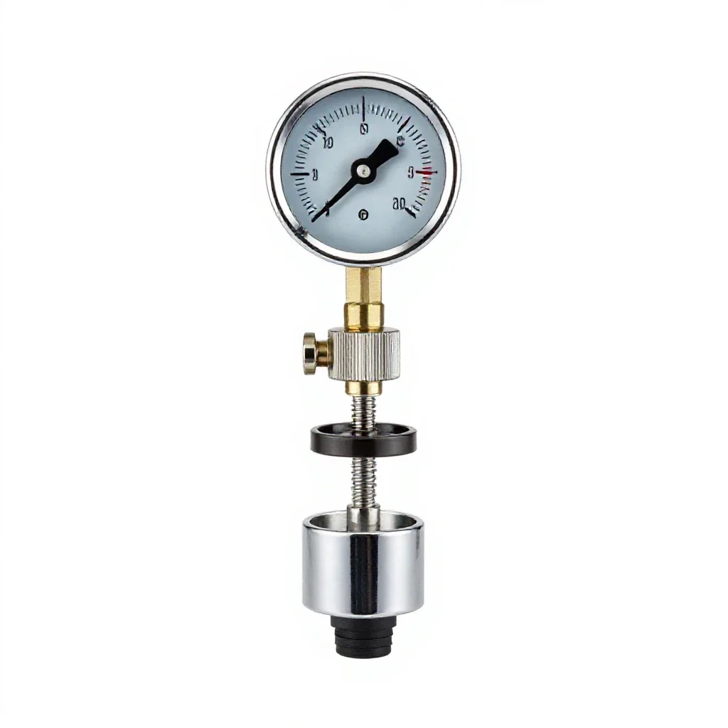 Fuel gauge isolated on a white background
