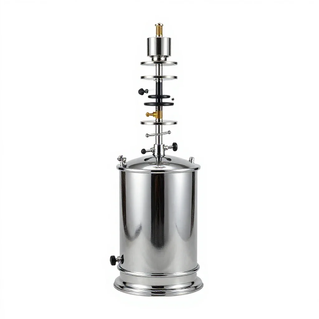 Gas chamber isolated on a white background