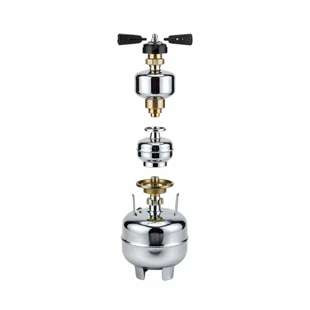 Gas fixture isolated on a white background