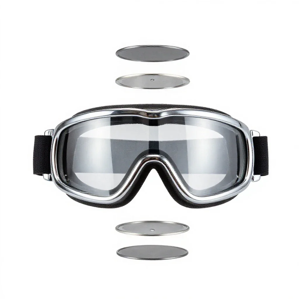 Goggles isolated on a white background
