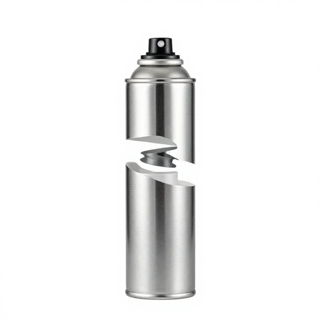 Hair spray isolated on a white background