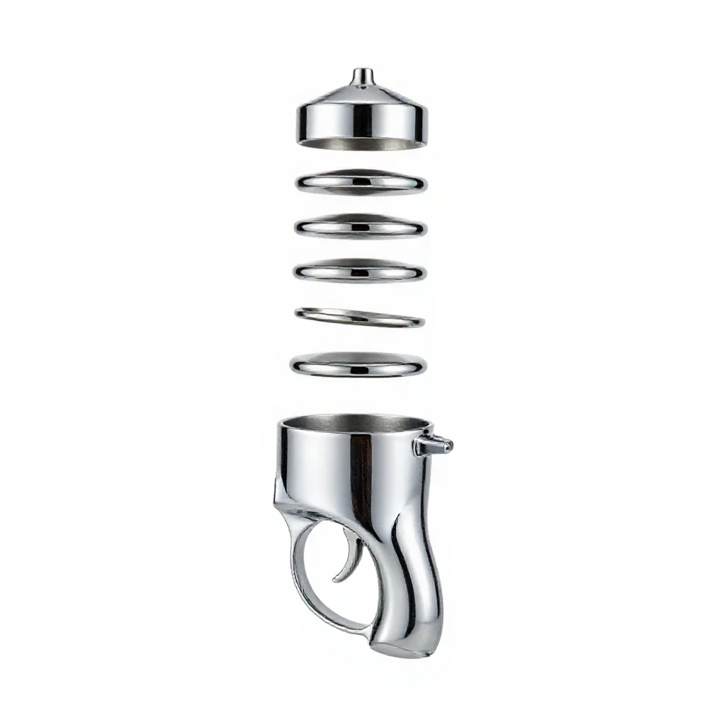 Hair trigger isolated on a white background