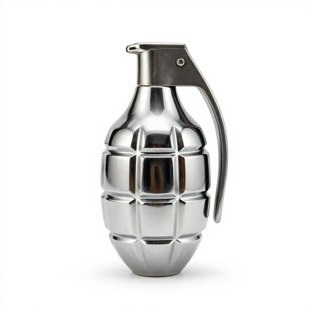 Hand grenade isolated on a white background