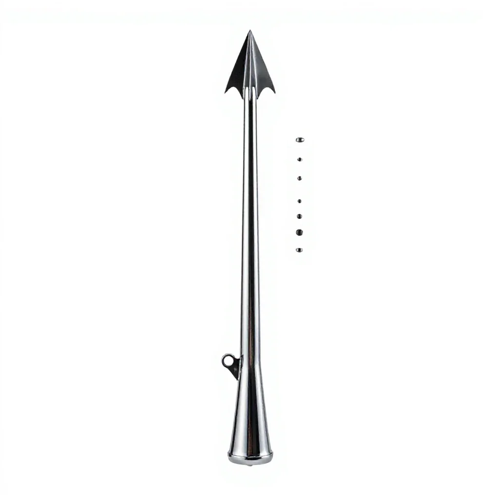 Harpoon gun isolated on a white background