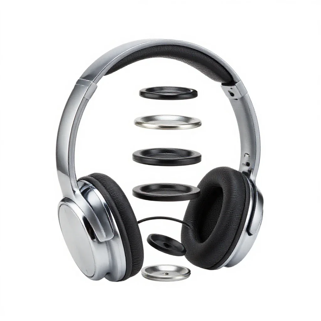 Headset isolated on a white background