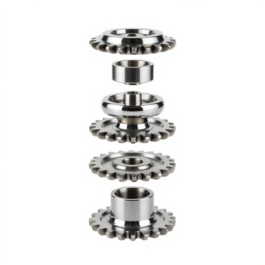 High gear isolated on a white background